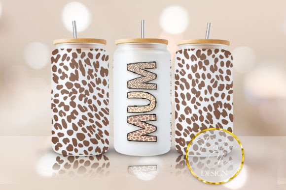 Animal Print Mum Cup Wrap: Graphics for Crafts
