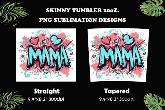 Mama 20oz Tumbler Wrap Mama Sublimation