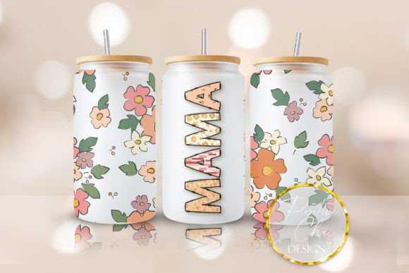 Mama Libbey Can Wrap UVDTF Cup Wrap PNG: Graphics for Crafts-Driven Branding